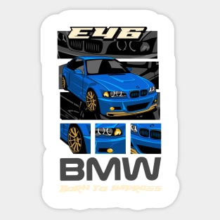 BMW E46 Performance Machine Sticker